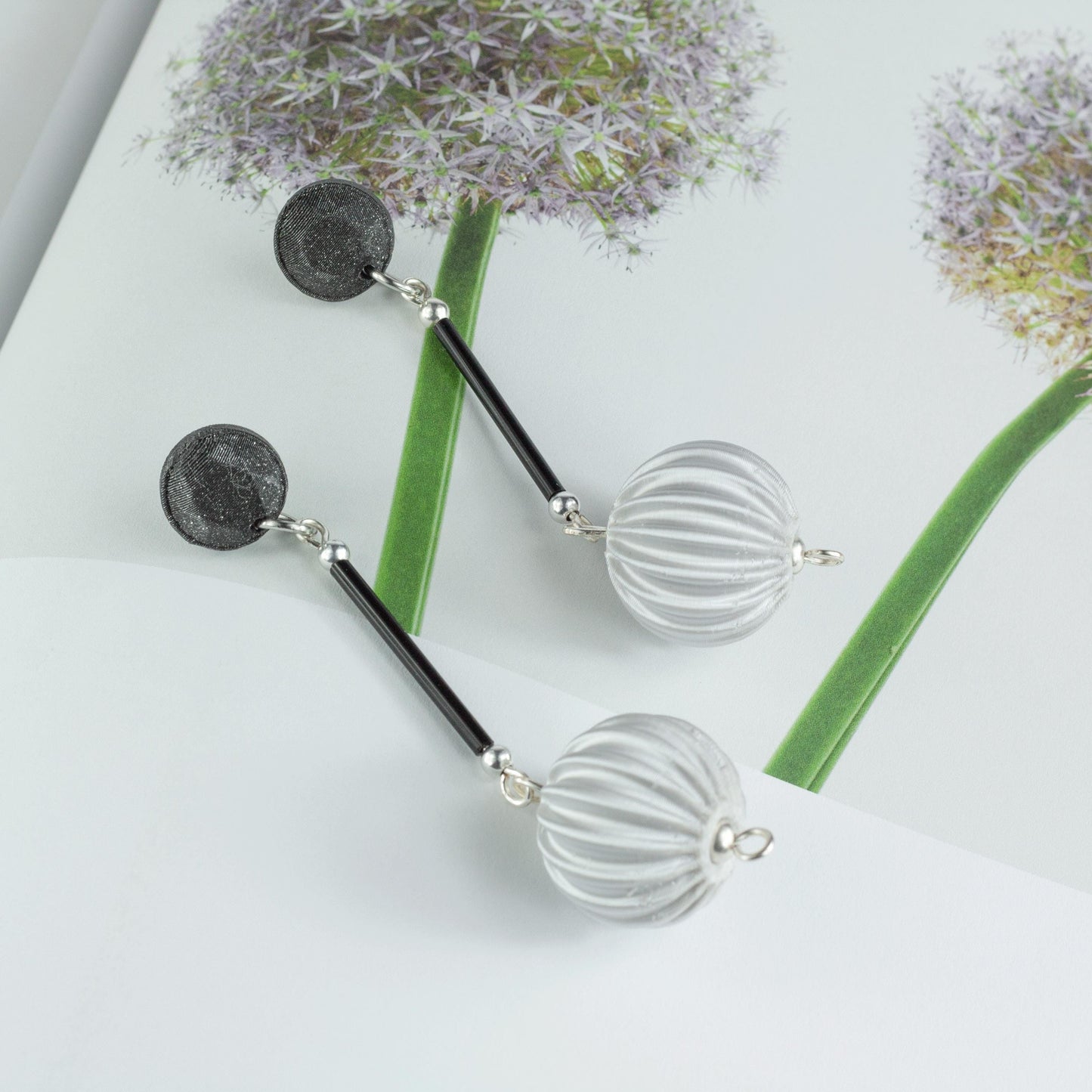 Cassid Color Silver Earrings