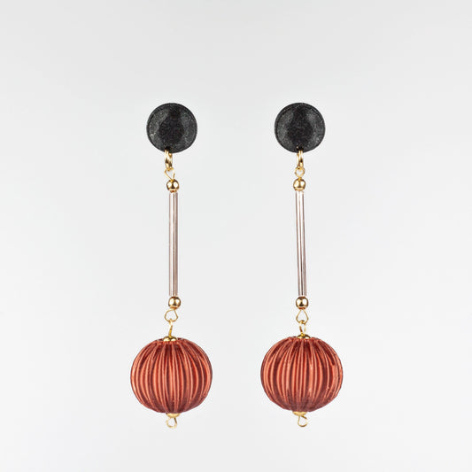 Cassid Copper Color Earrings