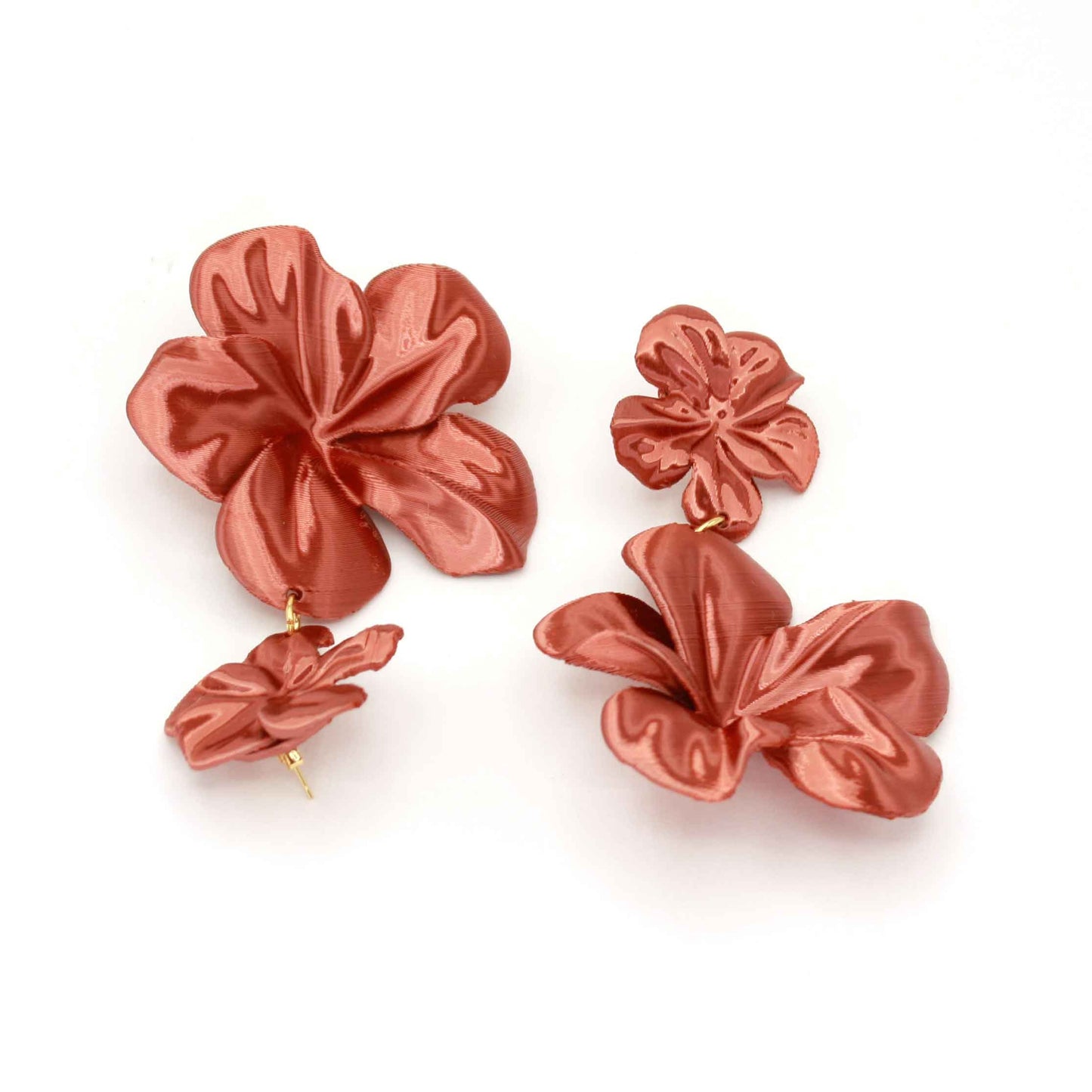 Pendientes Gran Hibis Color Cooper.