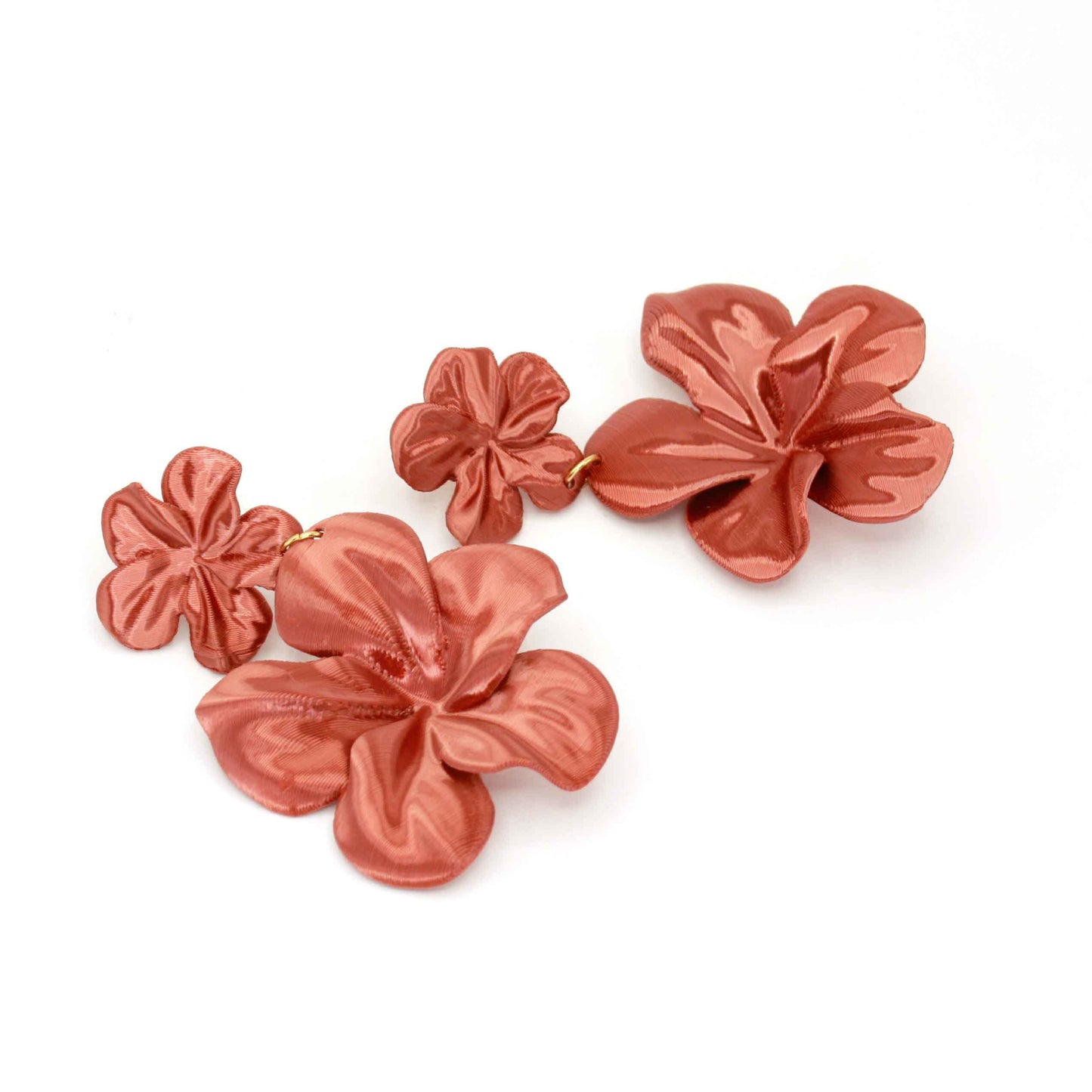 Pendientes Gran Hibis Color Cooper.
