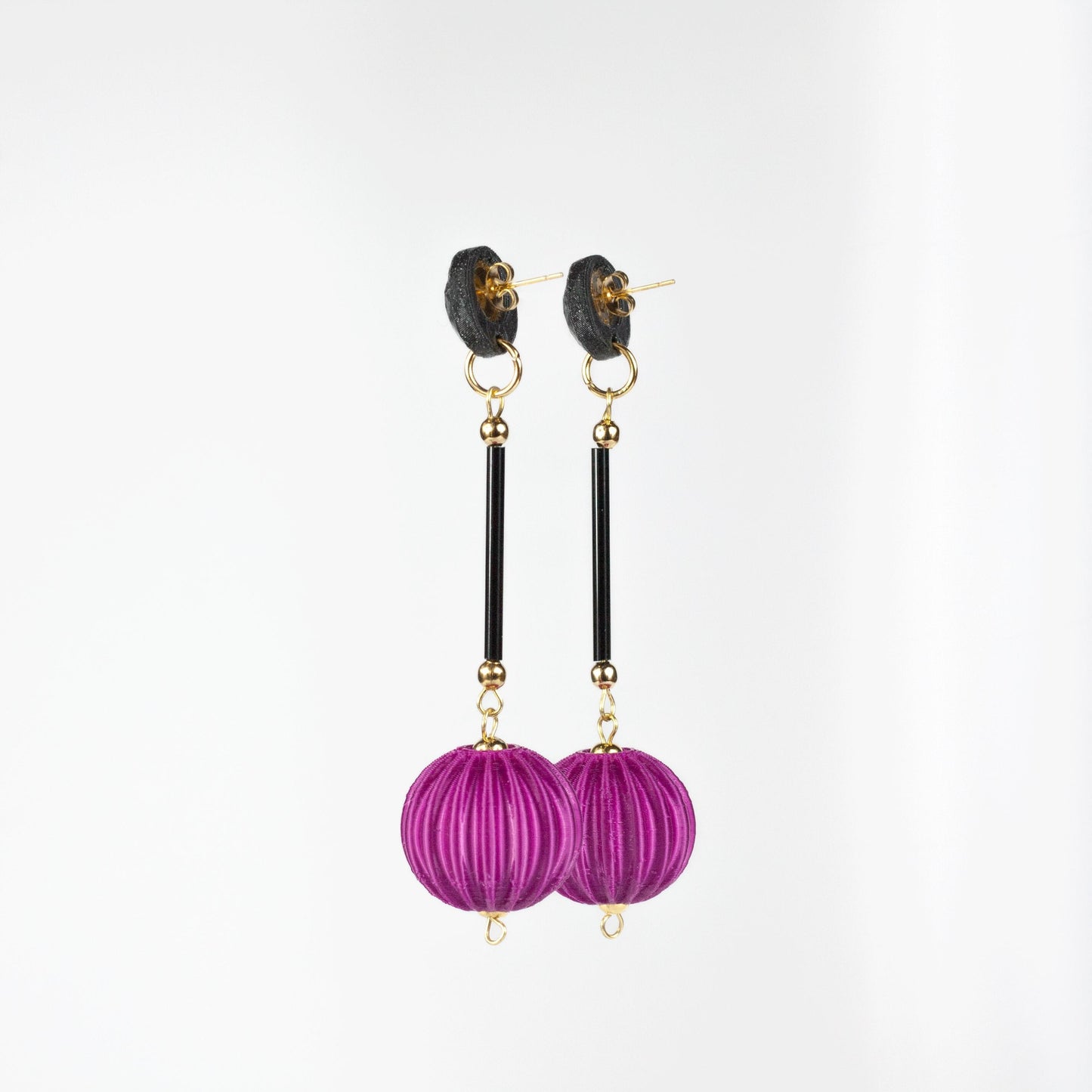 Cassid Cyclamen Color Earrings