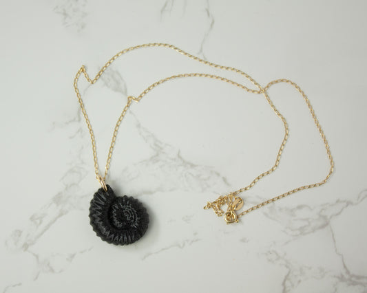 Colgante Amonites Black