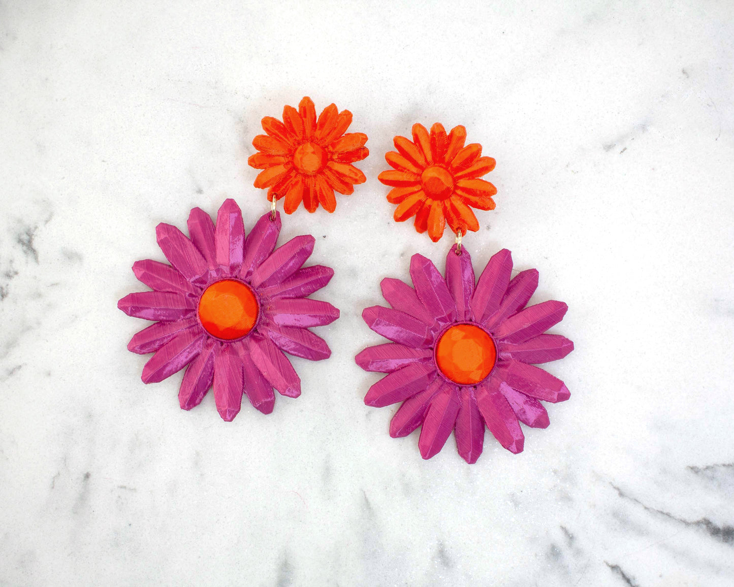 Pendientes Marguerite Ciclamen