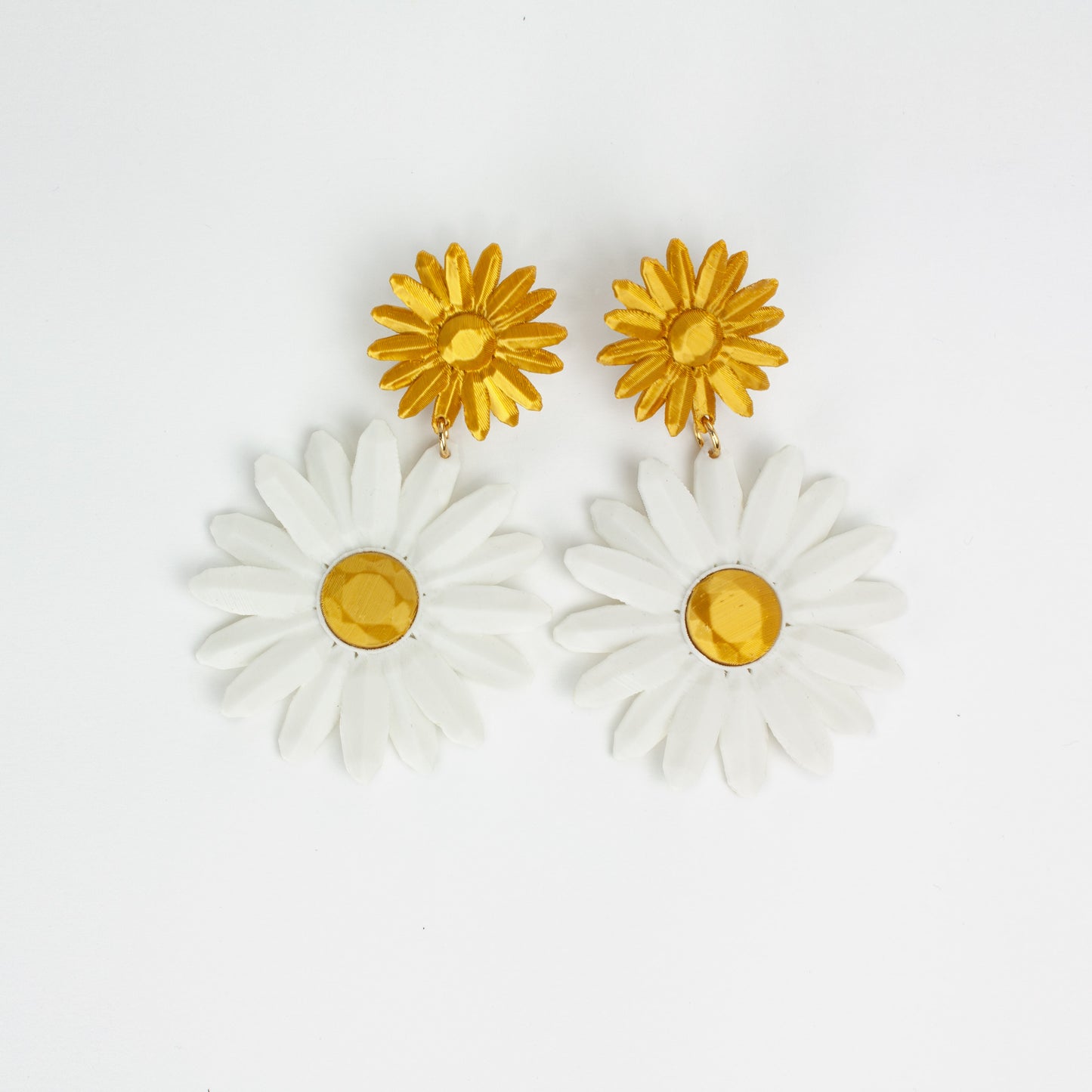 Pendientes Marguerite Blancos