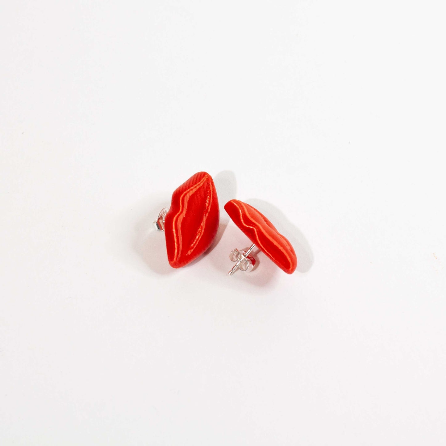 Pendientes KISSES Rojo Coral
