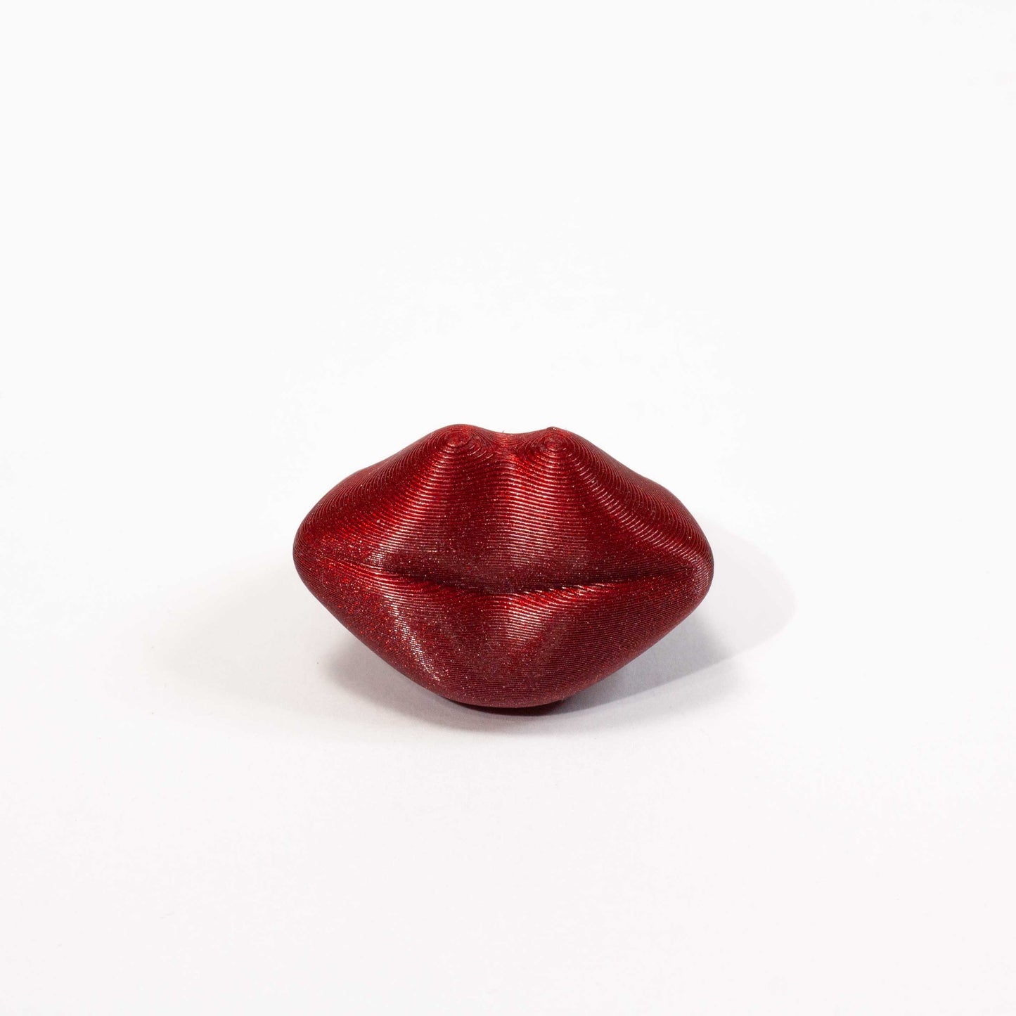 Custom-made 3D printed Cooper Hibis flower ring, available in various colors.