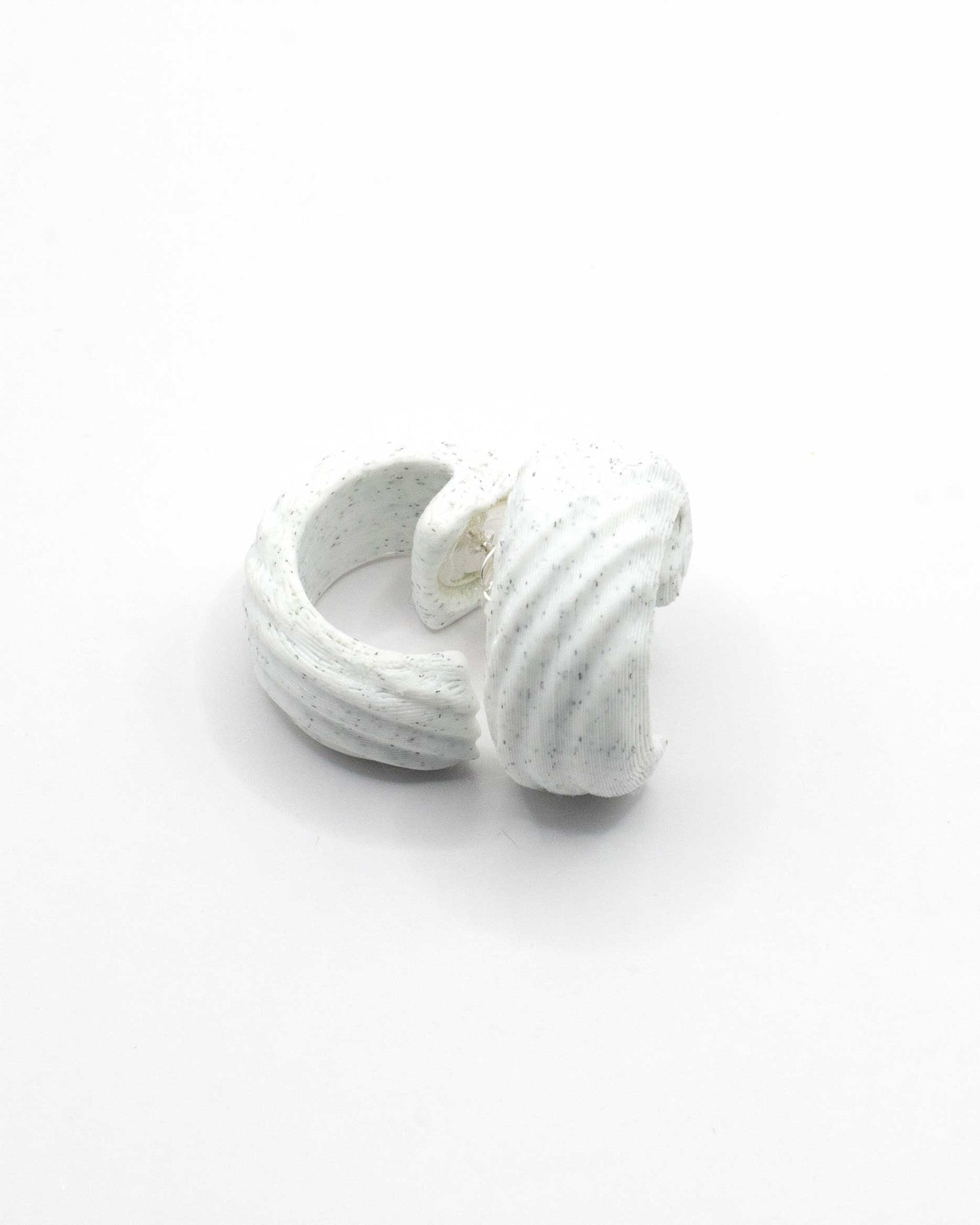 Aros Mini en Blanco Mármol