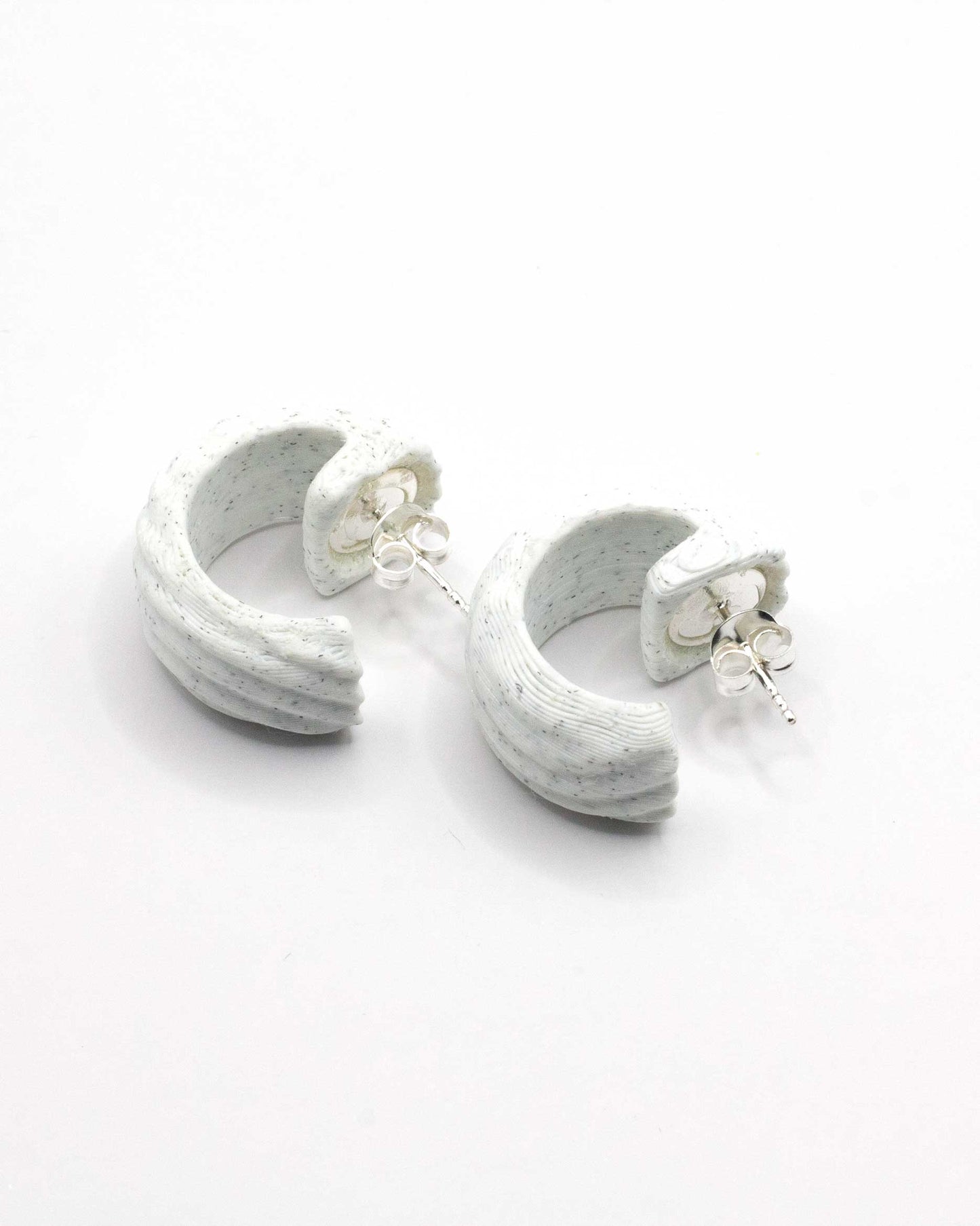 Aros Mini en Blanco Mármol