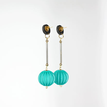 Pendientes Cassid Color Turquesa