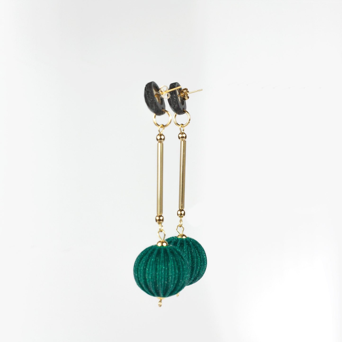 Cassid Emerald Green Earrings