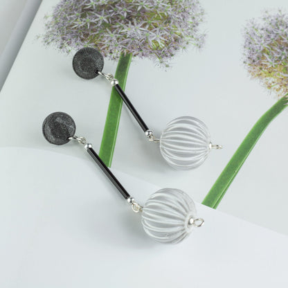 Cassid Color Silver Earrings