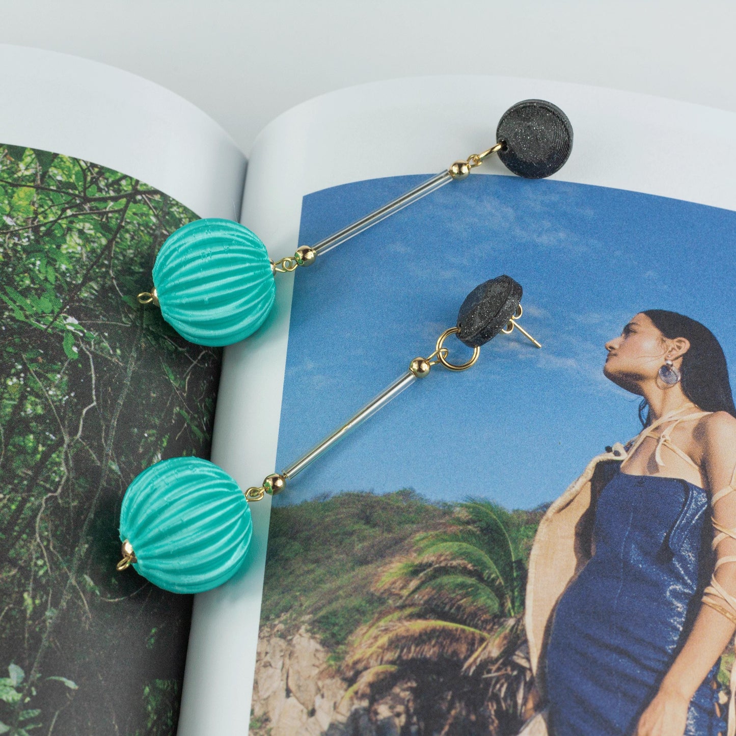 Pendientes Cassid Color Turquesa