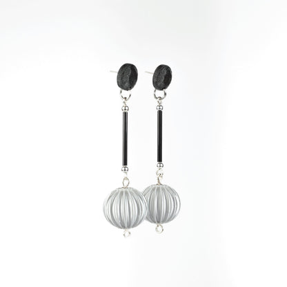 Cassid Color Silver Earrings