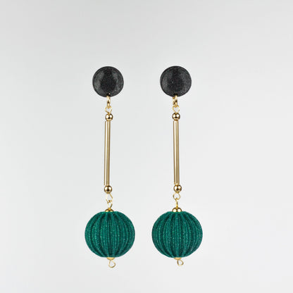 Cassid Emerald Green Earrings