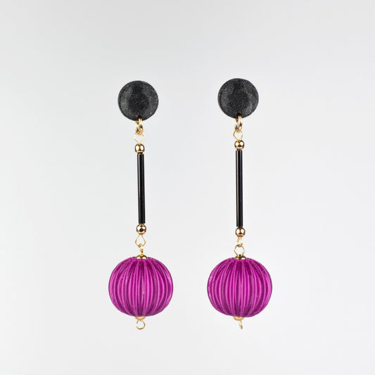 Cassid Cyclamen Color Earrings