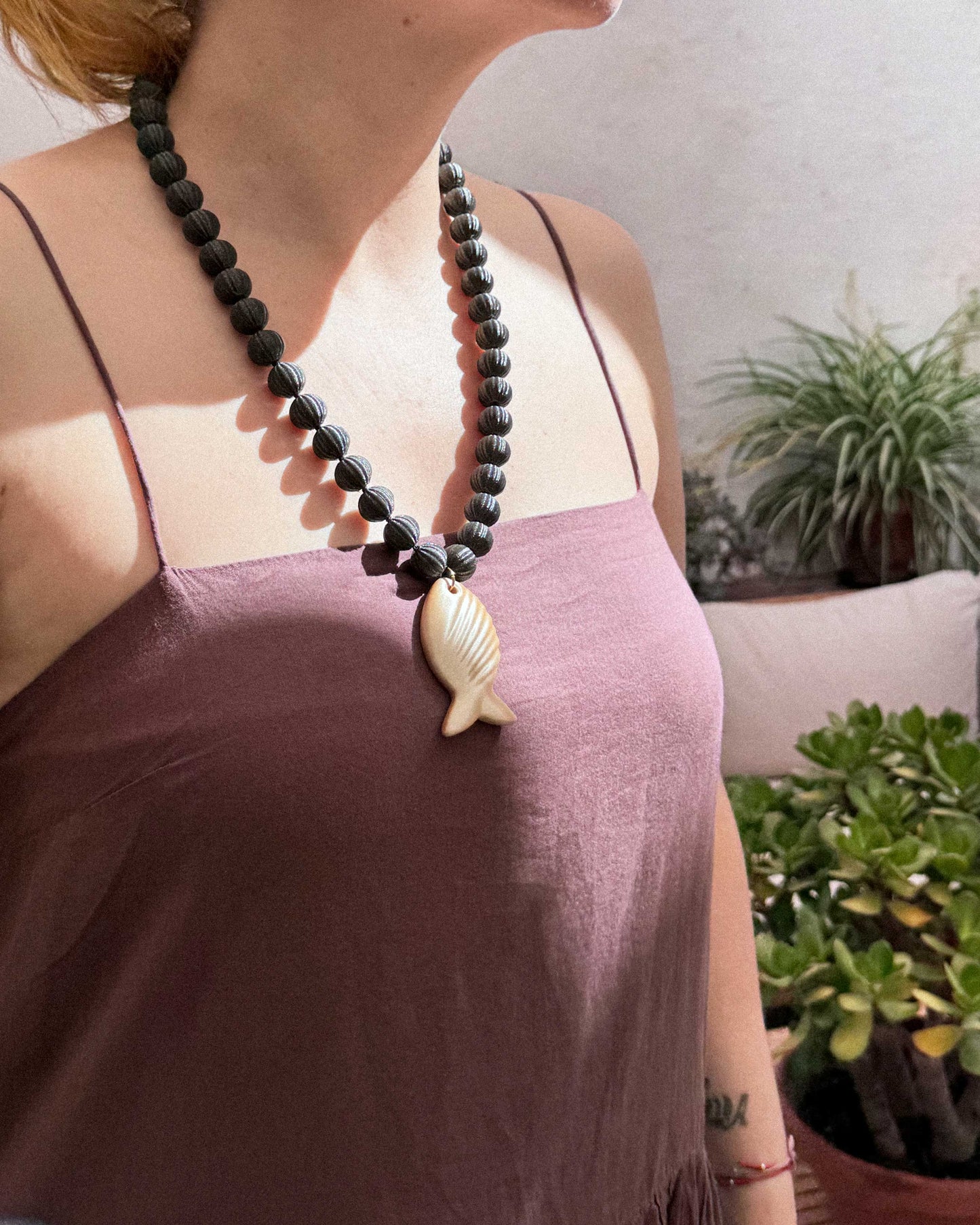 Collar Arena Negra