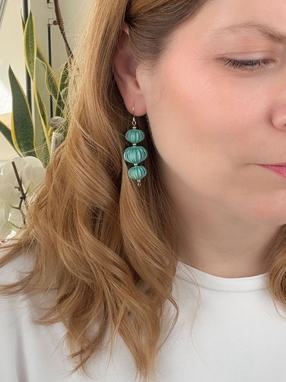 Pendientes Camaro Turquesa