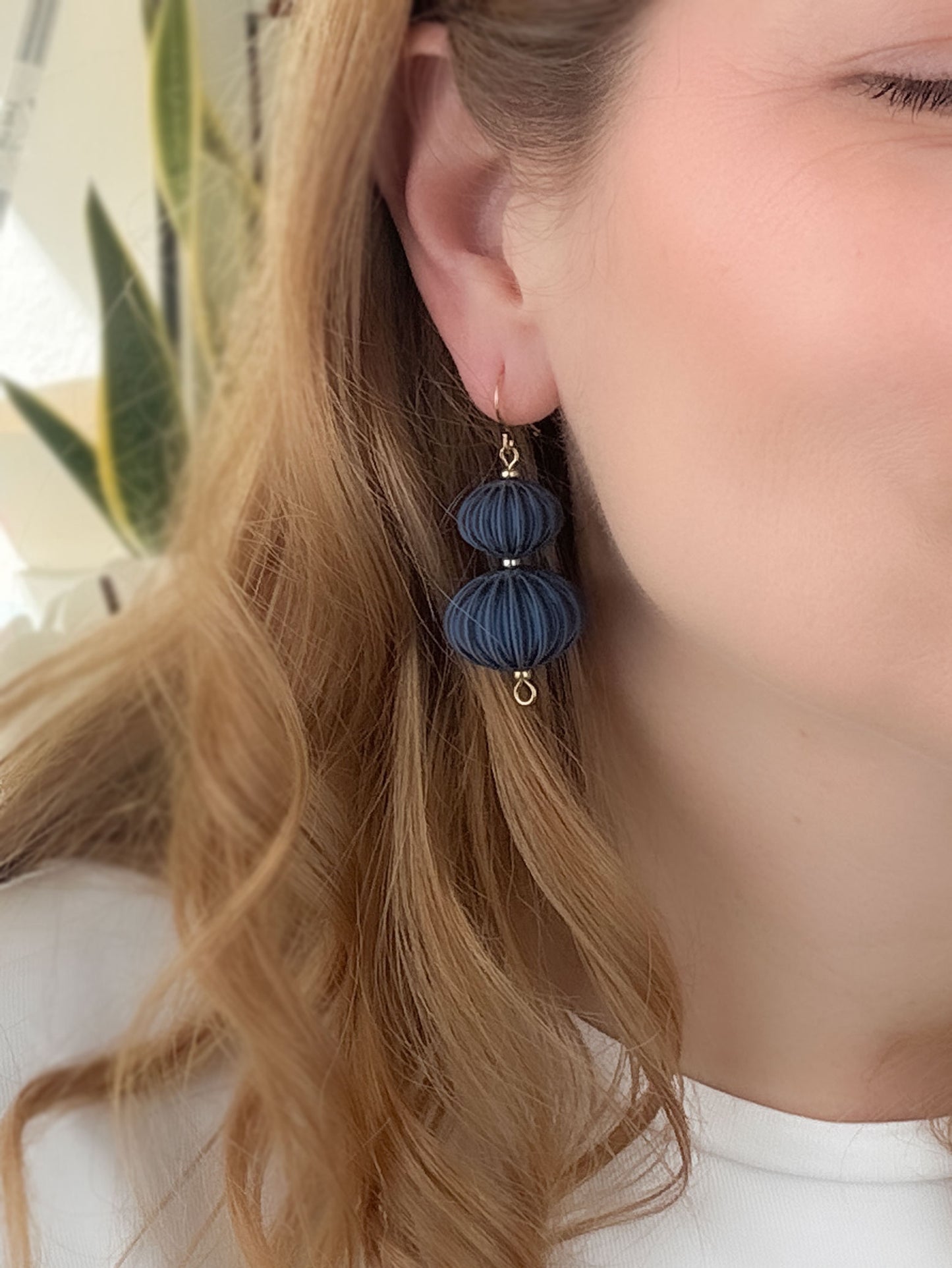Pendientes Boletia Azul noche