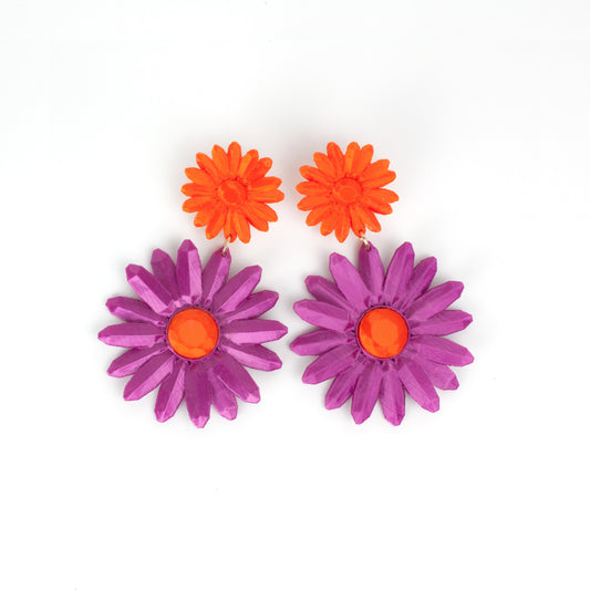 Pendientes Marguerite Ciclamen