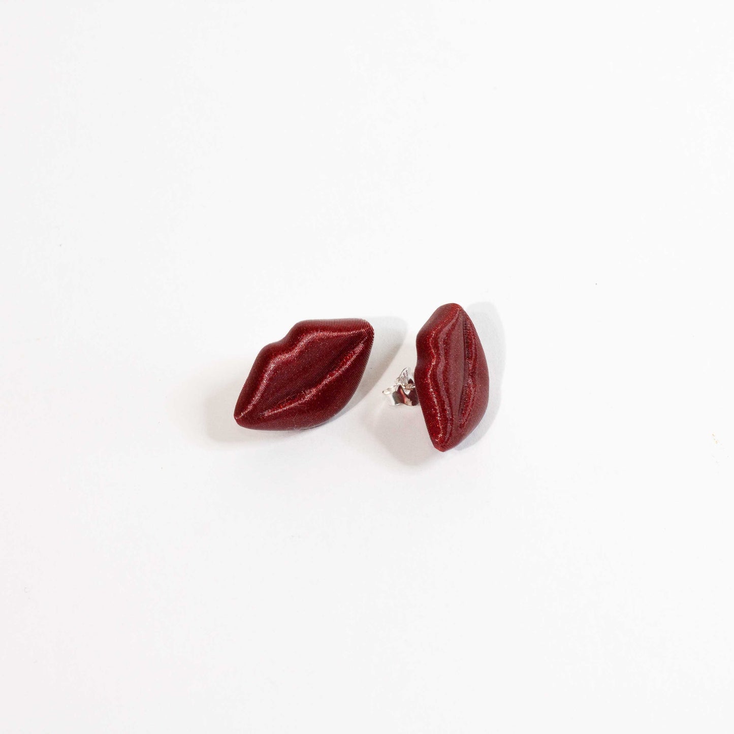 Pendientes KISSES Rojo Oscuro