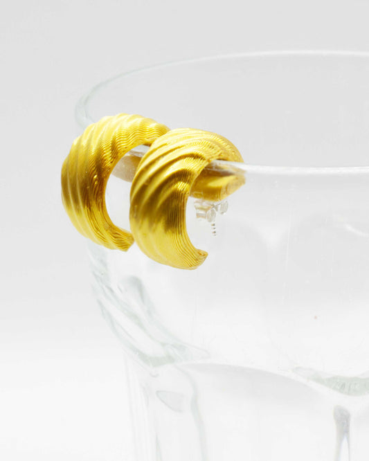 Aros Mini en Dorado