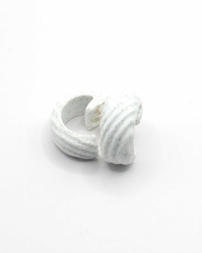 Aros Mini en Blanco Mármol