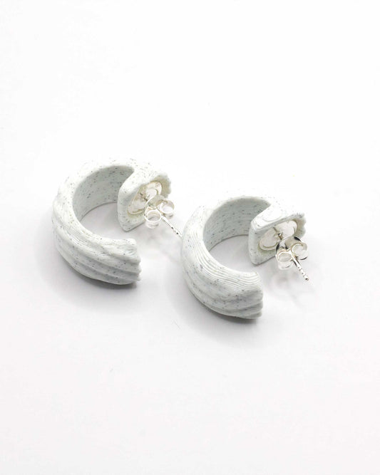 Aros Mini en Blanco Mármol