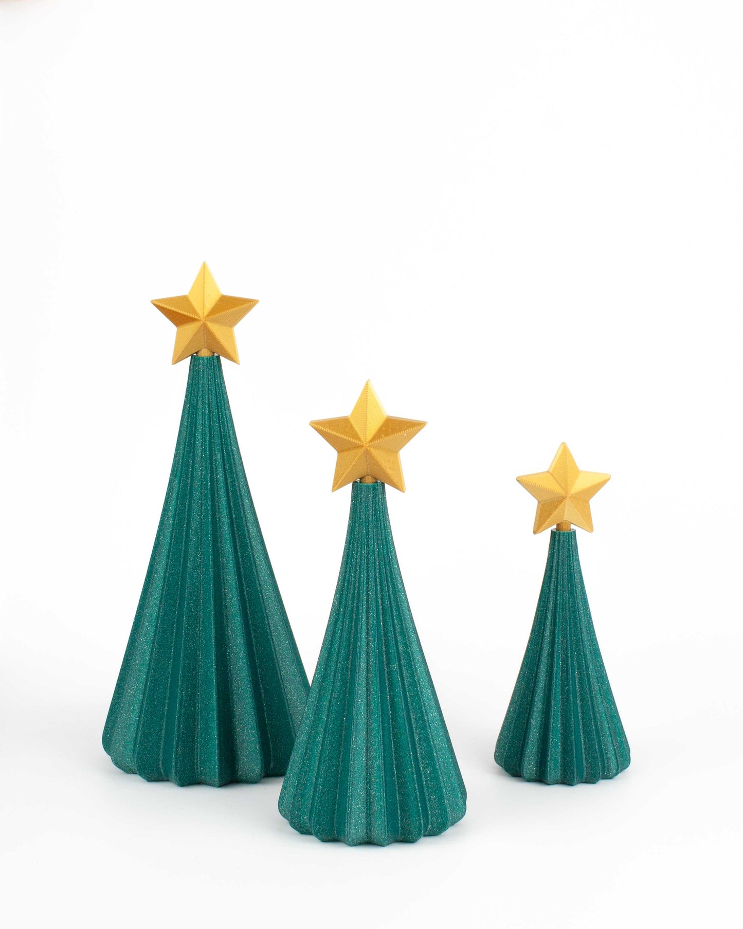 Árboles de Navidad color Esmeralda