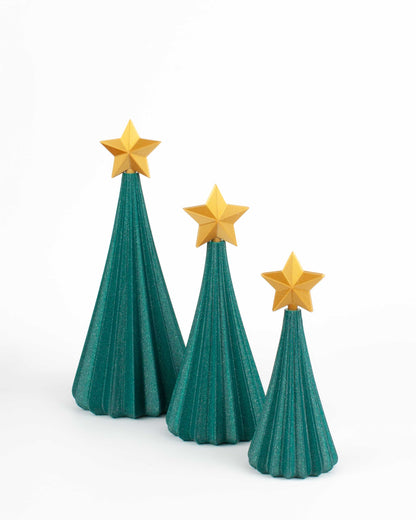 Árboles de Navidad color Esmeralda