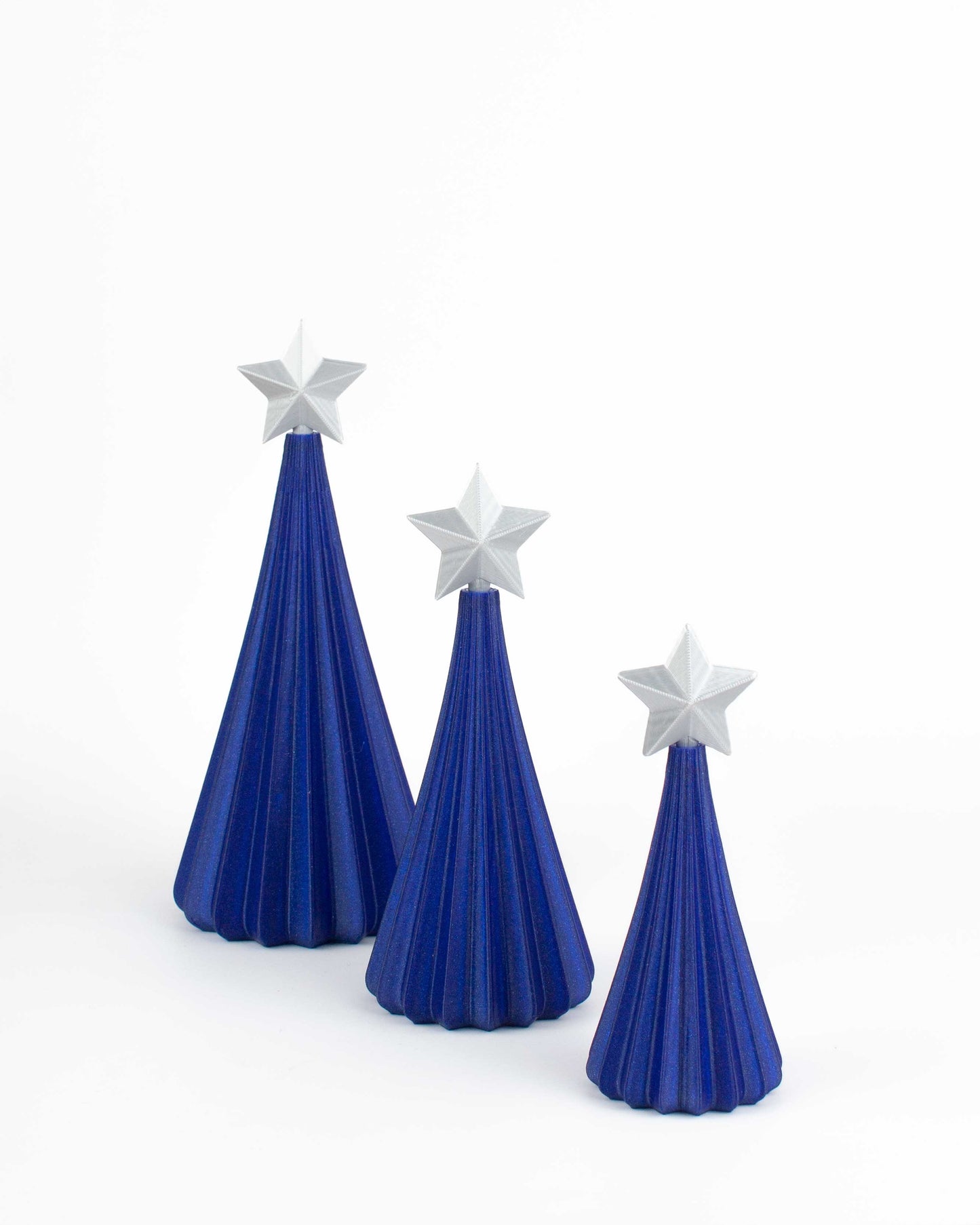 Árboles de Navidad color Azul Zafiro