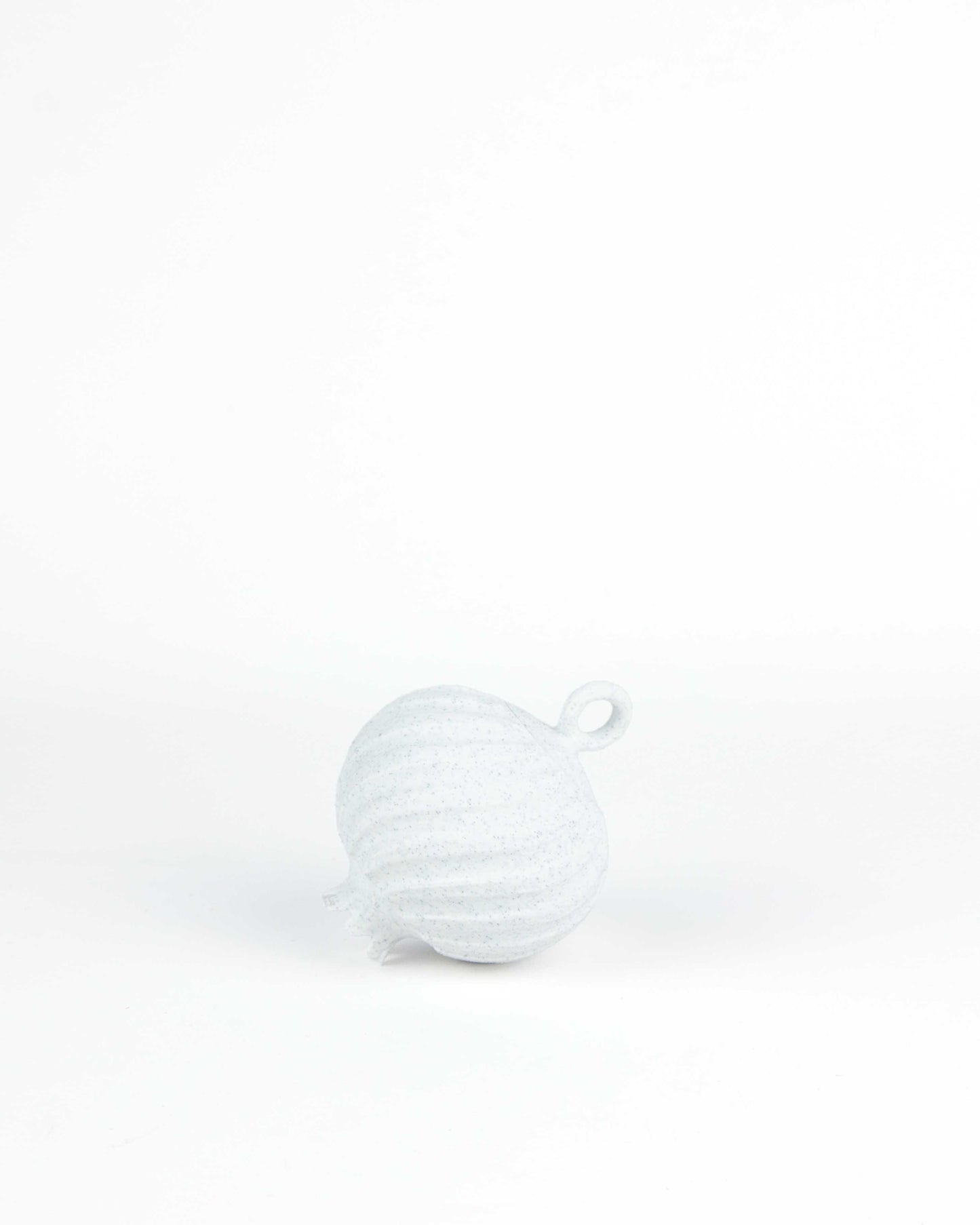 3 Granadas Blanco Mármol de Navidad