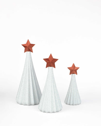 Árboles de Navidad Blanco Mármol