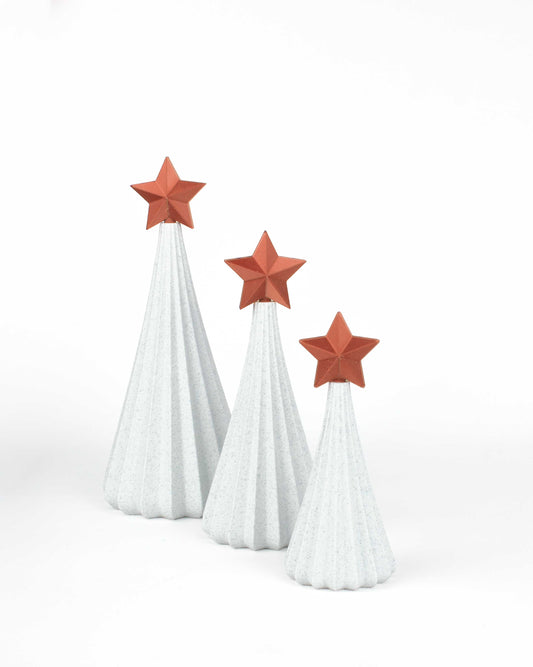 Árboles de Navidad Blanco Mármol