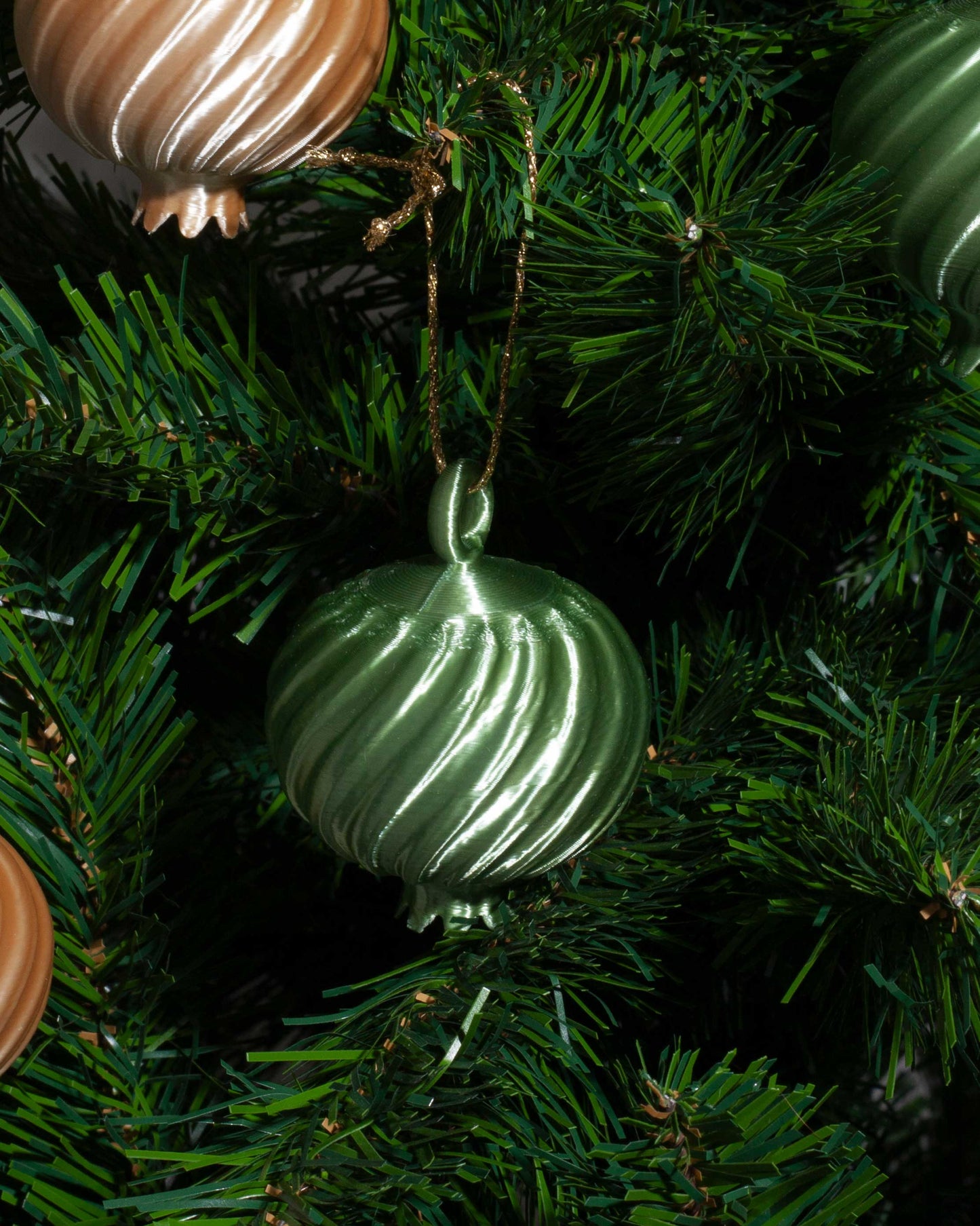 3 Granadas Verde Matcha de Navidad