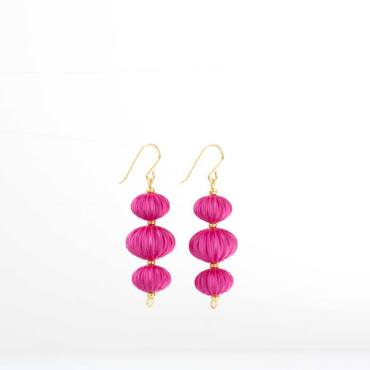 Pendientes Camaro Fucsia