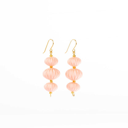 Pendientes Camaro Rosa Palo