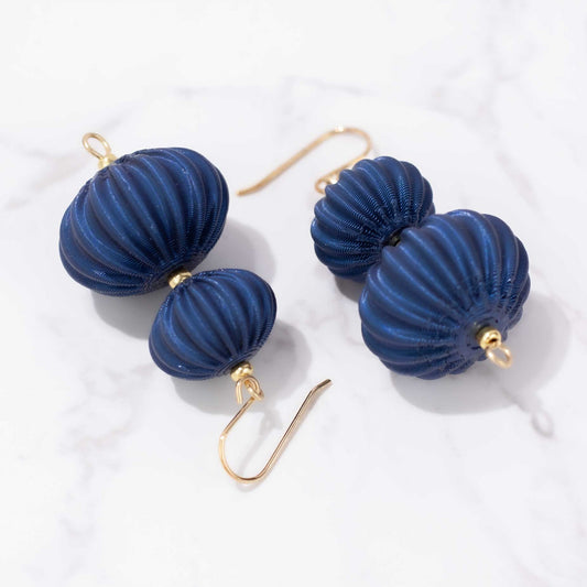 Pendientes Boletia Azul noche