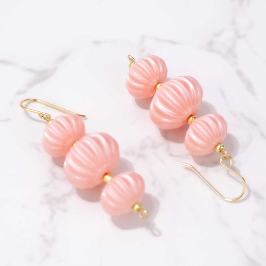 Pendientes Camaro Rosa Palo