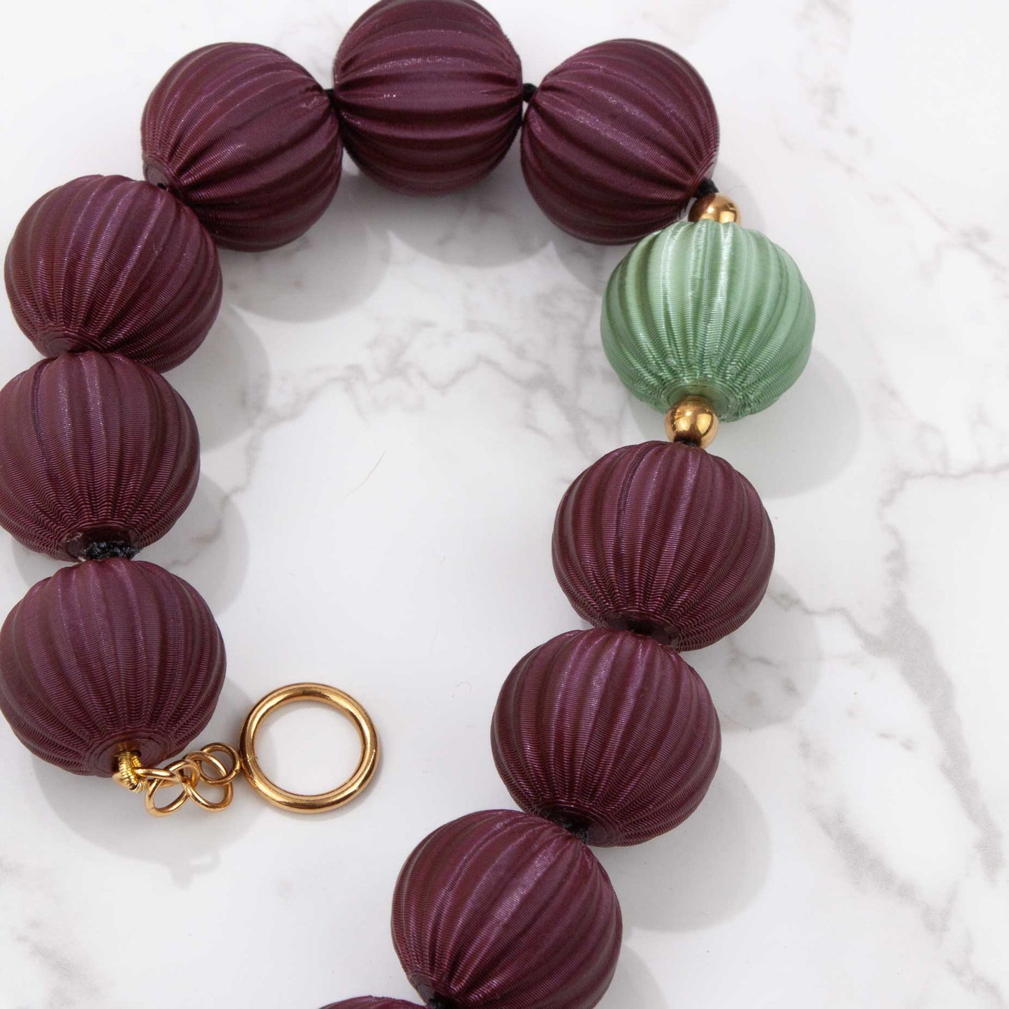 Collar Orba Burgundy