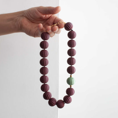 Collar Orba Burgundy