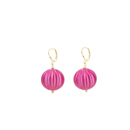Pendientes Luma Fucsia