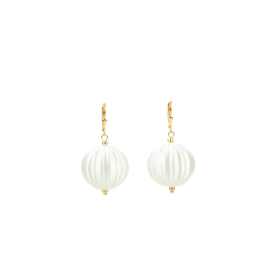 Pendientes Luma Blanco perla