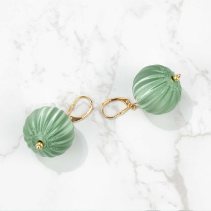 Pendientes Luma Verde Salvia