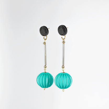 Pendientes Cassid Color Turquesa