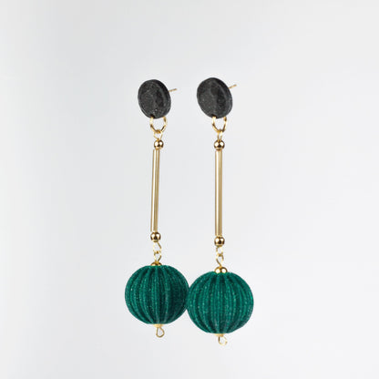 Cassid Emerald Green Earrings