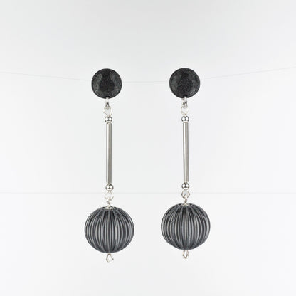 Cassid Graphite Color Earrings