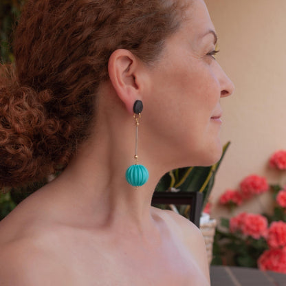 Pendientes Cassid Color Turquesa