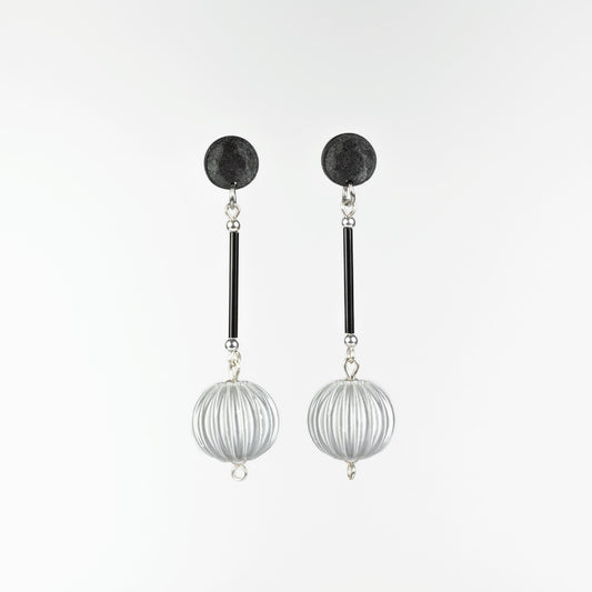 Cassid Color Silver Earrings